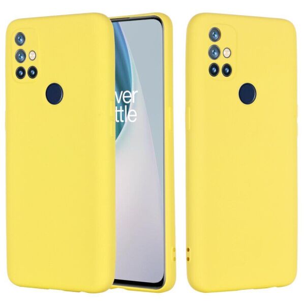 

Защитный чехол Deexe Silicone Case для OnePlus Nord N10 - Yellow