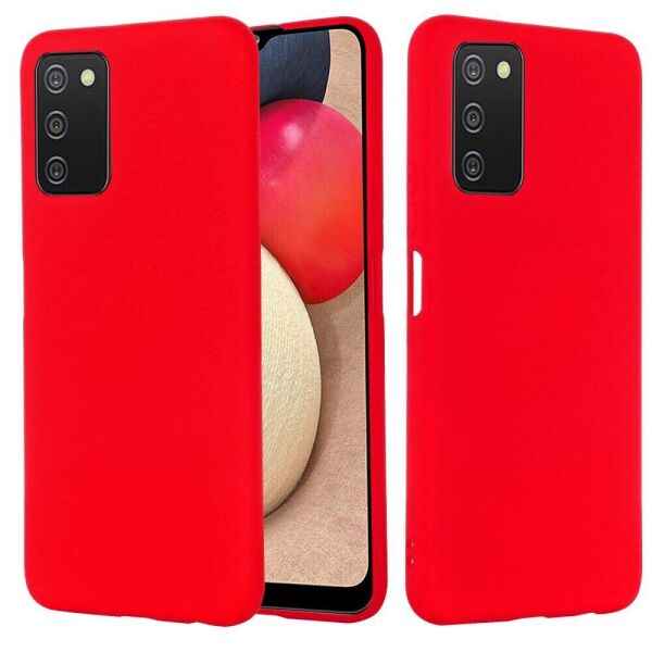 

Защитный чехол Deexe Silicone Case для Samsung Galaxy A03s (A037) - Red
