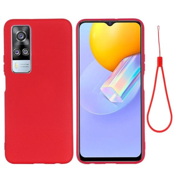 

Защитный чехол Deexe Silicone Case для VIVO Y31 / Y51 - Red