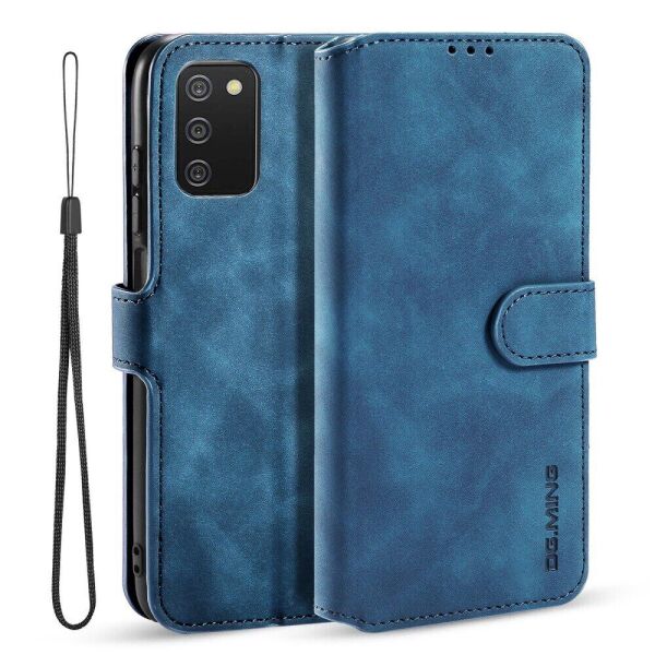 

Чехол DG.MING Retro Style для Samsung Galaxy A03s (A037) - Blue