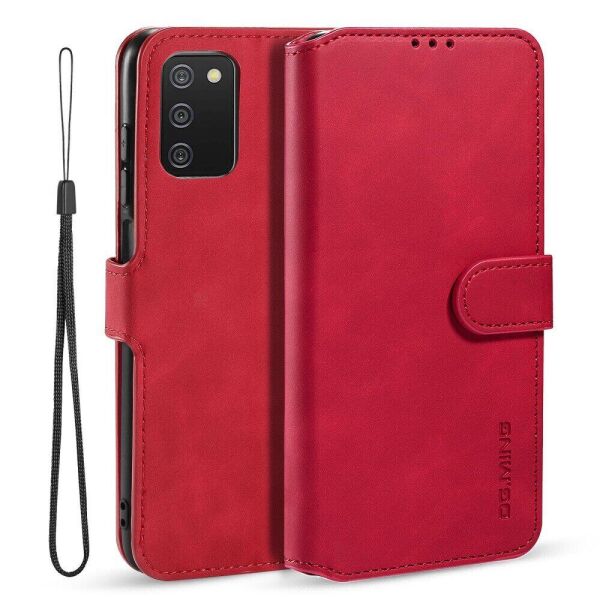 

Чехол DG.MING Retro Style для Samsung Galaxy A03s (A037) - Red