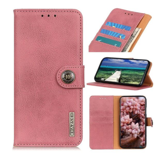 

Чехол-книжка KHAZNEH Wallet Cover для Xiaomi Redmi 10 - Pink