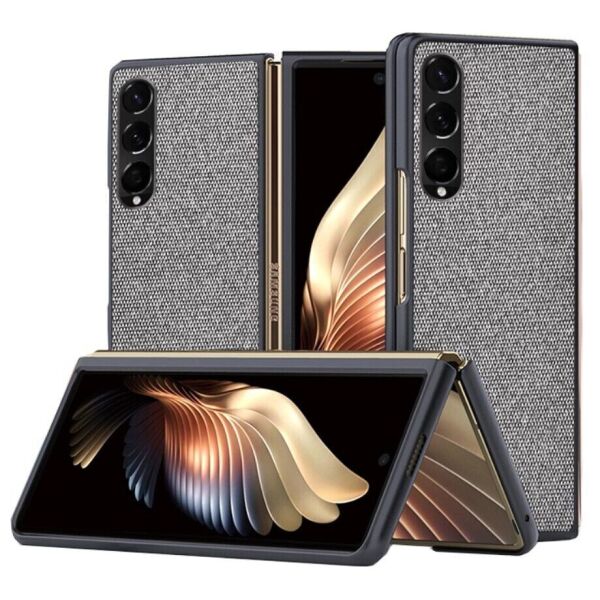 

Защитный чехол UniCase Cloth Texture для Samsung Galaxy Z Fold 3 - Grey