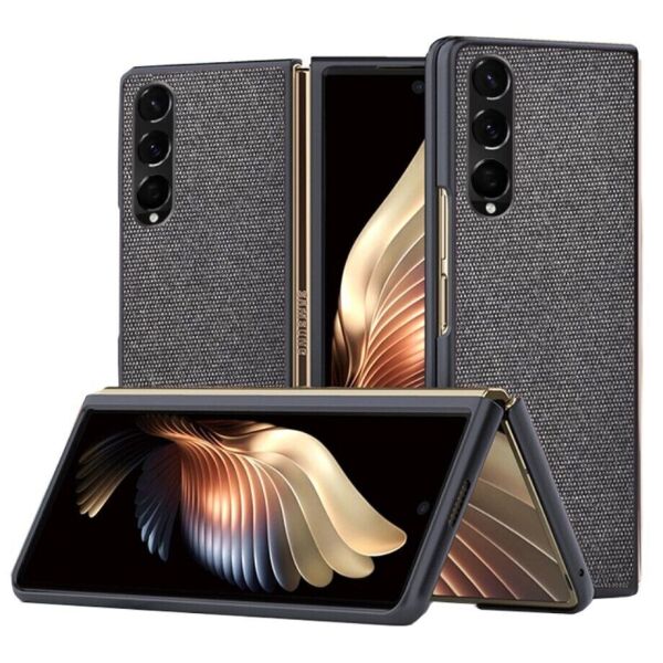 

Защитный чехол UniCase Cloth Texture для Samsung Galaxy Z Fold 3 - Black