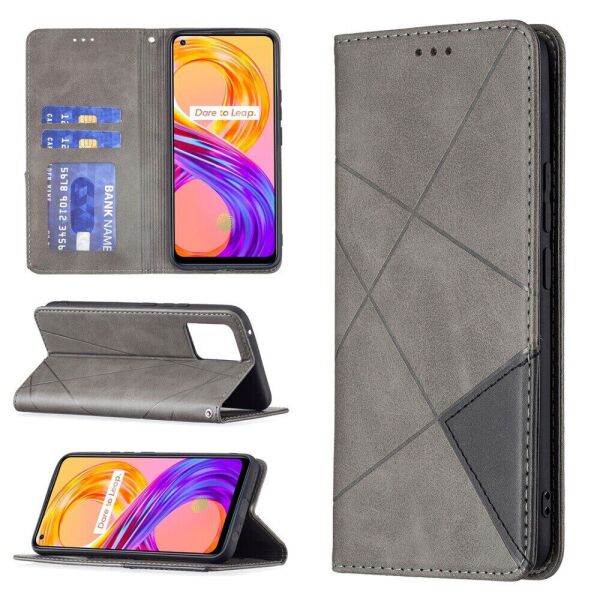 

Чехол UniCase Geometric Pattern для Realme 8 / 8 Pro - Grey