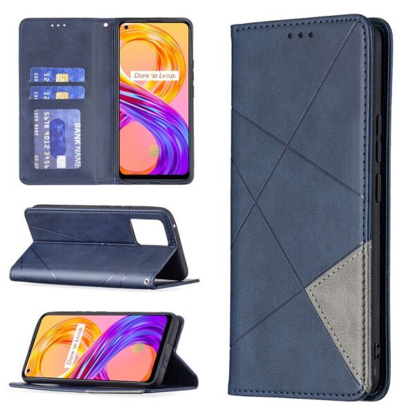 

Чехол UniCase Geometric Pattern для Realme 8 / 8 Pro - Blue