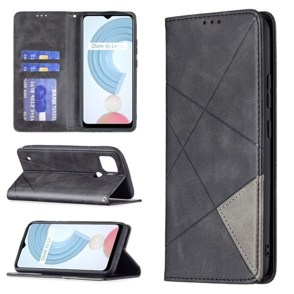 

Чехол UniCase Geometric Pattern для Realme C21 / C20 - Black