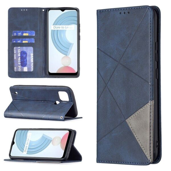 

Чехол UniCase Geometric Pattern для Realme C21 / C20 - Blue