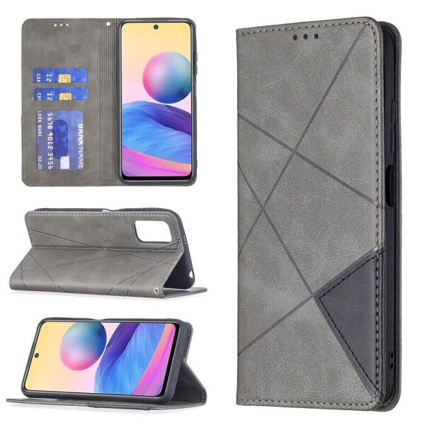 

Чехол UniCase Geometric Pattern для Xiaomi Redmi Note 10 5G / Poco M3 Pro - Grey