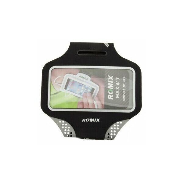 

Чехол на руку ROMIX Slim Sports (Размер: M) - Black