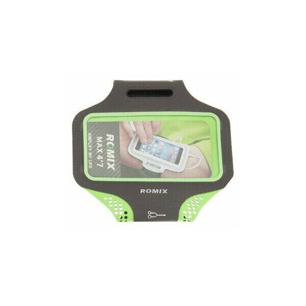 

Чехол на руку ROMIX Slim Sports (Размер: M) - Green
