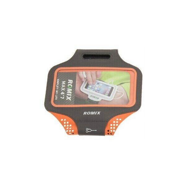 

Чехол на руку ROMIX Slim Sports (Размер: M) - Orange
