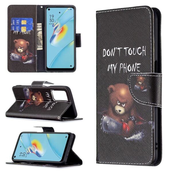

Чехол-книжка Deexe Color Wallet для OPPO A54 - Bear