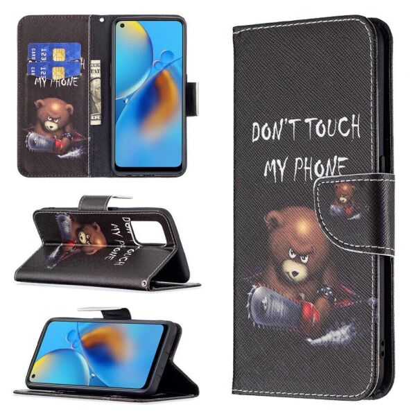 

Чехол-книжка Deexe Color Wallet для OPPO A74 - Bear