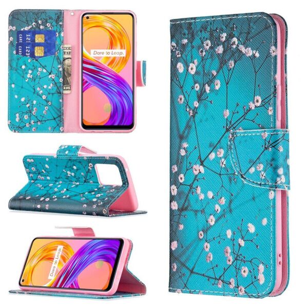 

Чехол-книжка Deexe Color Wallet для Realme 8 / 8 Pro - Wintersweet