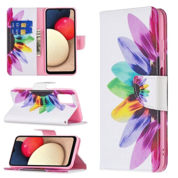 

Чехол-книжка Deexe Color Wallet для Samsung Galaxy A03s (A037) - Sunflower