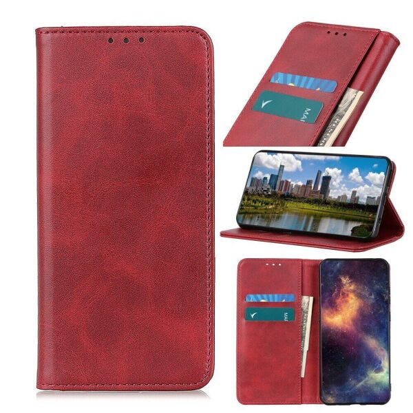 

Чехол-книжка Deexe Wallet Case для OPPO A54 - Red