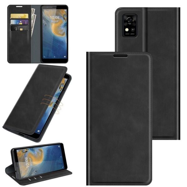 

Чехол-книжка Deexe Wallet Case для ZTE Blade A31 - Black
