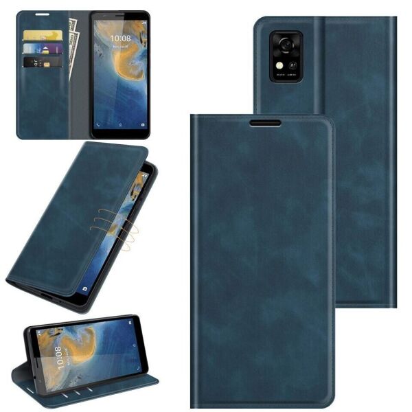 

Чехол-книжка Deexe Wallet Case для ZTE Blade A31 - Blue