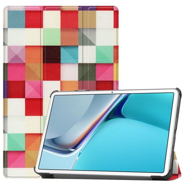 

Чехол UniCase Life Style для Huawei MatePad 11 - Colorful Triangle Grid
