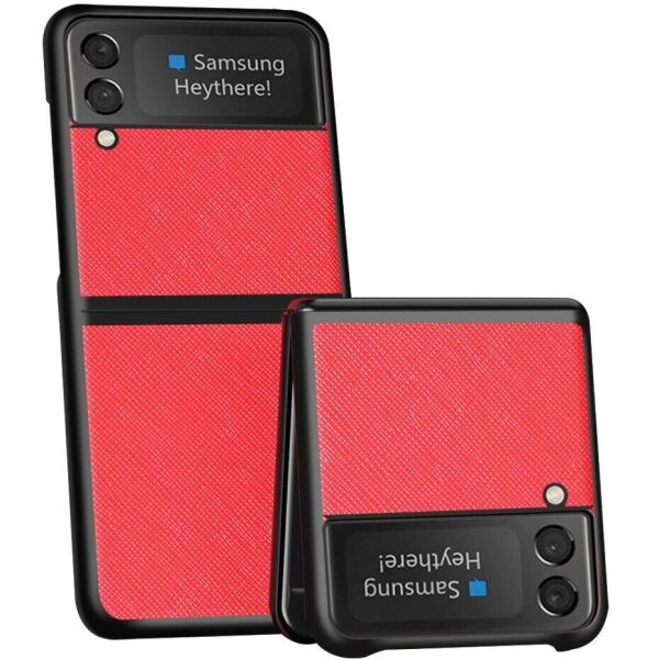 

Защитный чехол Deexe Arkane Shell (FF) для Samsung Galaxy Z Flip 3 - Red