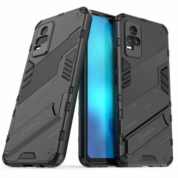 

Защитный чехол Deexe Bibercas для VIVO V21e - Black