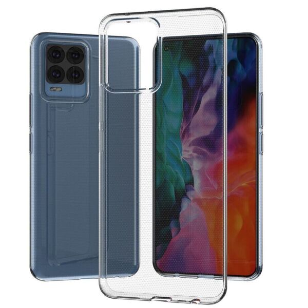 

Силиконовый (TPU) чехол Deexe UltraThin для Realme 8 / 8 Pro - Transparent