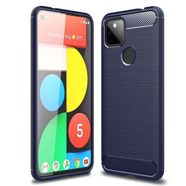 

Защитный чехол UniCase Carbon для Google Pixel 5a - Blue