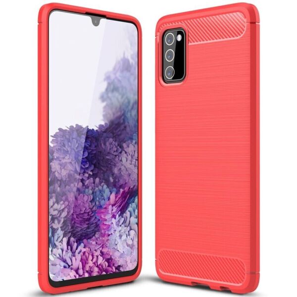 

Защитный чехол UniCase Carbon для Samsung Galaxy A03s (A037) - Red