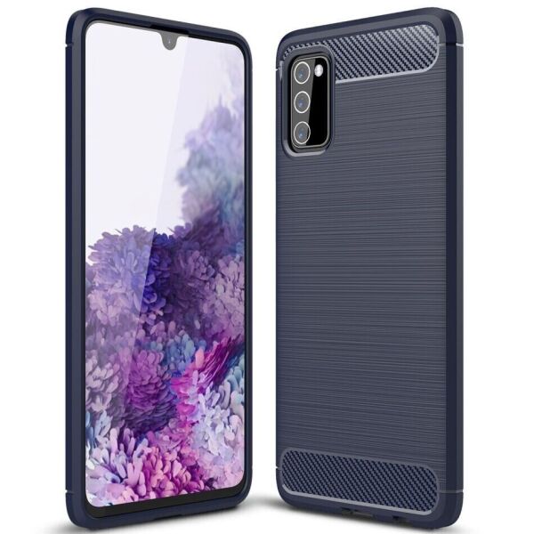 

Защитный чехол UniCase Carbon для Samsung Galaxy A03s (A037) - Blue