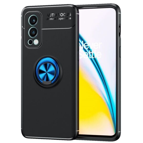 

Защитный чехол UniCase Magnetic Ring для OnePlus Nord 2 - Black / Blue