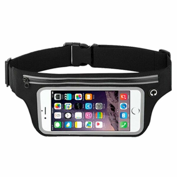 

Спортивный чехол на пояс Deexe Workout Belt (размер: L) - Black