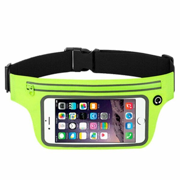 

Спортивный чехол на пояс Deexe Workout Belt (размер: L) - Green