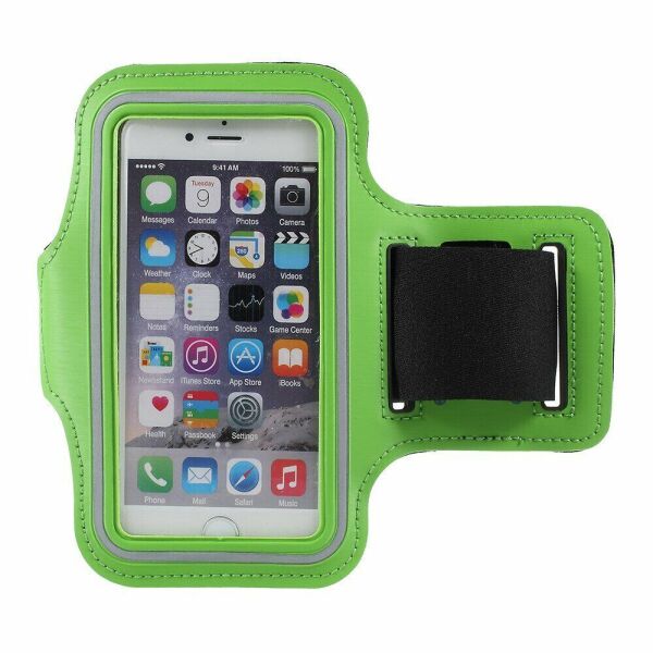 

Чехол на руку Deexe Running Sports для смартфонов шириной до 67мм - Green