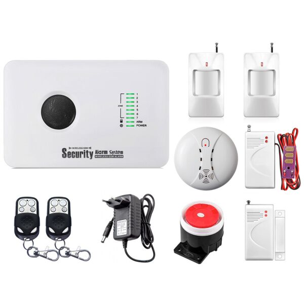 

GSM сигнализация охранная Kerui alarm G10С Pro для 1-комнатной квартиры, для дачи, для дома, малое энергопотребление