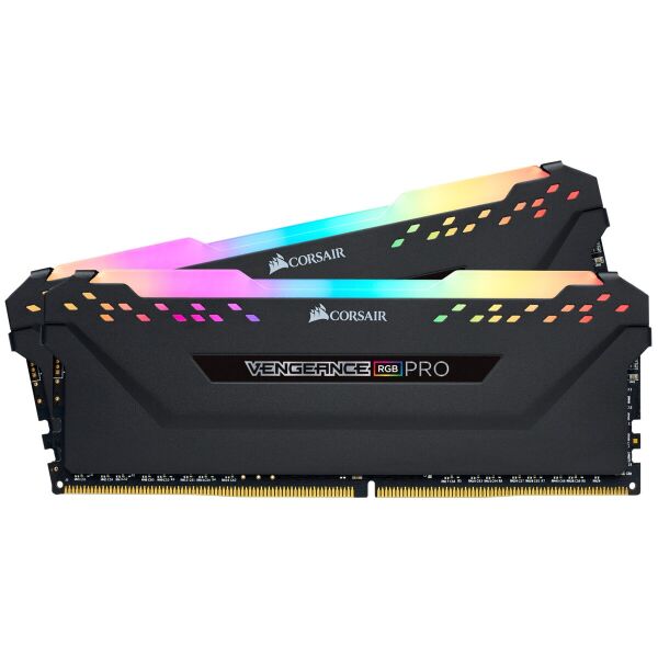

Модуль памяти DDR4 2x8GB/3600 Corsair Vengeance RGB Pro Black (CMW16GX4M2Z3600C20)