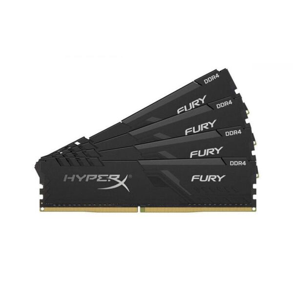 

Модуль памяти Kingston DDR4 4x16GB/3200 Kingston HyperX Fury Black (HX432C16FB3K4/64)