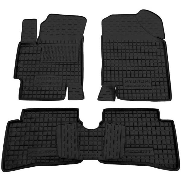 

Коврики автомобильные резиновые Hyundai Accent 2006-2010 AvtoGumm 11159