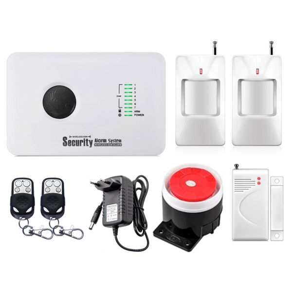 

GSM сигнализация охранная Kerui alarm G10С для 1-комнатной квартиры, для дачи, для дома, малое энергопотребление