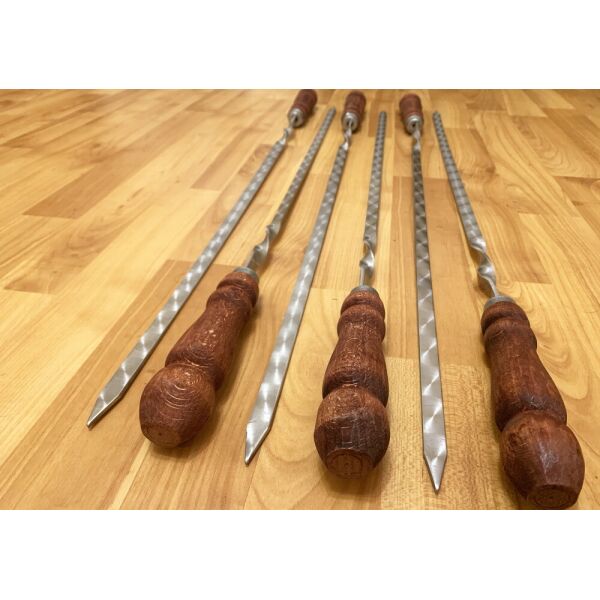 

Набор шампуров Mavens "V.I.P." с деревянной ручкой плоский, 6 шт (02-0020)