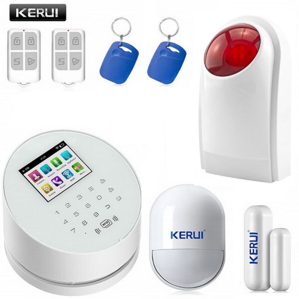 

Комплект сигнализации Kerui alarm W2 с Wi-Fi и сиреной