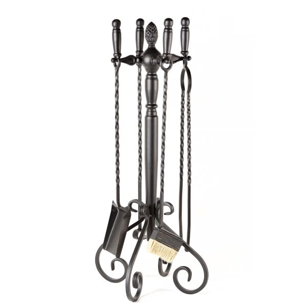 

Каминный набор металлический кованый Ferrum Zevs Black, 28х28х75см., гарантия 1 год