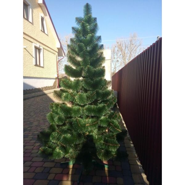 

Сосна искусственная густая пышная "Изумрудно-зеленая" в снегу, 180 см, с подставкой, в коробке 031-0007