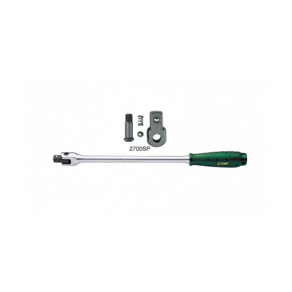 

Вороток с карданом 1/4", усиленный, 150мм, 190гр. HANS