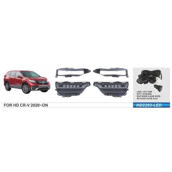 

Дополнительные фары Honda CRV/2019-/HD-2293LED/USA TYPE/эл.проводка