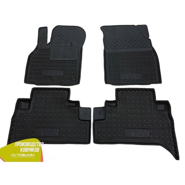 

Коврики автомобильные резиновые Renault Sceniс III 2009 Avto-Gumm 11623
