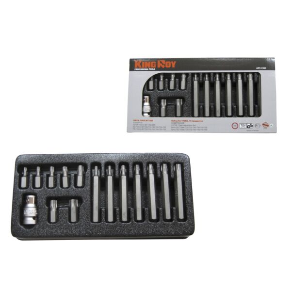 

Набор бит TORX KingRoy 31562 15 предметов