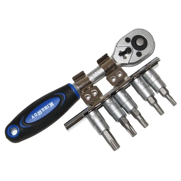 

Набор бит TORX 6 пр. с трещеткой 1/4 30612-TB KingROY
