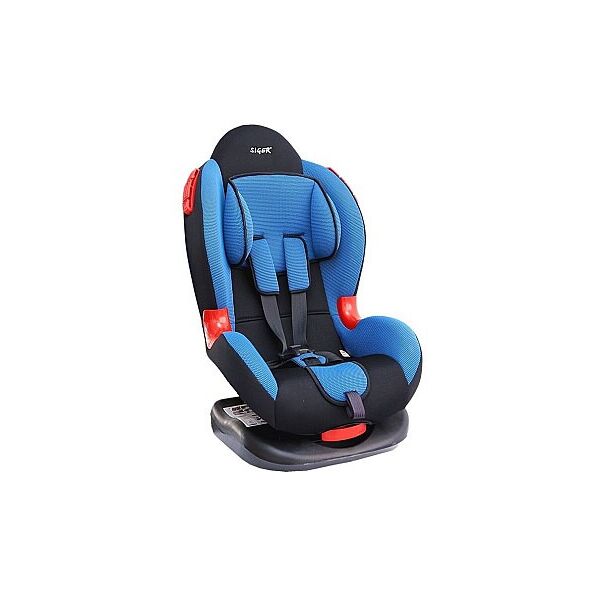 

Автокресло детское Siger кокон синий 1-7 лет
