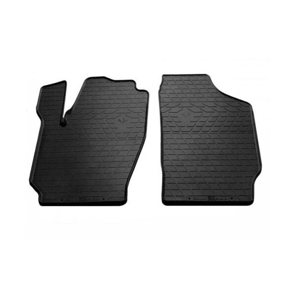 

Коврики автомобильные резиновые Skoda Fabia 00-07-15/VW Polo 02-/Seat Ibiza/Cordoba 03- 2шт CLASSIC new
